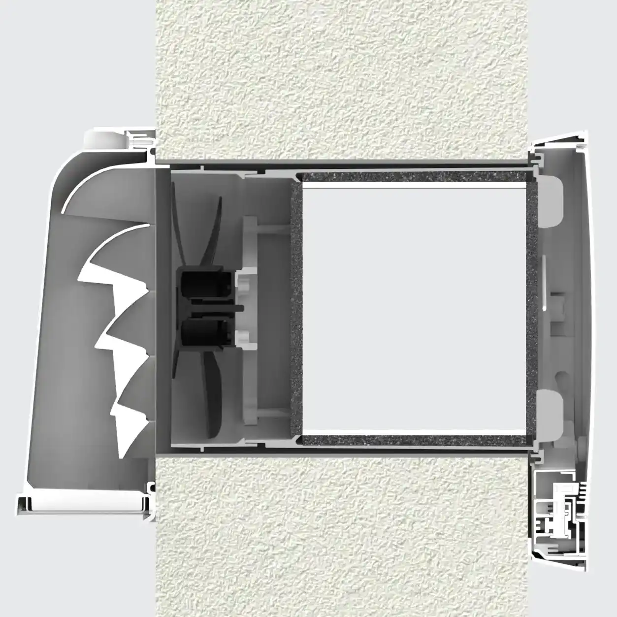Ambientika Office Lüftungsanlage Aufbau Querschnitt